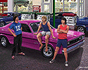 Bruce Kaiser Hot Rod Art, Surviving the 70s, Book cover art, Plymouth Duster 340