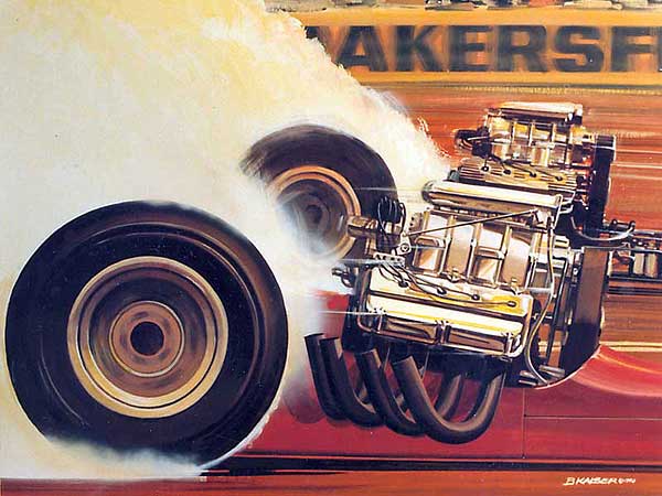 Drag Racing and Car Show Art Prints