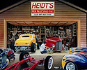 Heidt's Hot Rod catalog cover painting 2001