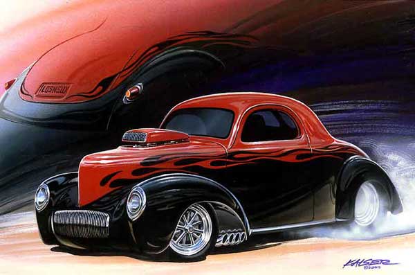 Custom Car Designs, Car Concepts by Bruce Kaiser