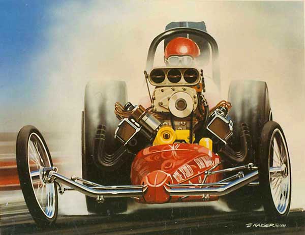 Drag Racing and Car Show Art Prints