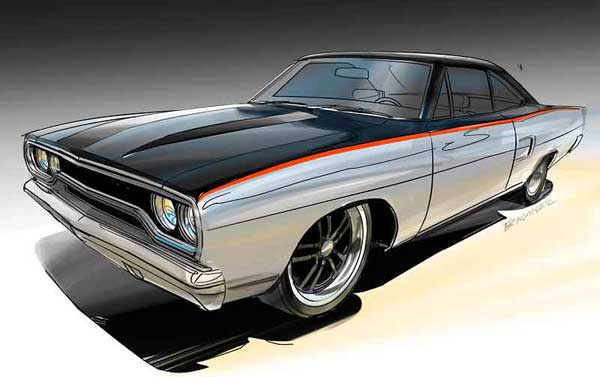 KaiserCarArt.com Car Art, Hot Rod Art, Muscle Car Art, Car Art Prints 