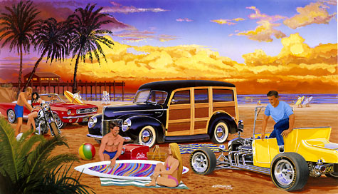 Cool  on Home Page     Kaisercarart Muscle Car And Hot Rod Art Store